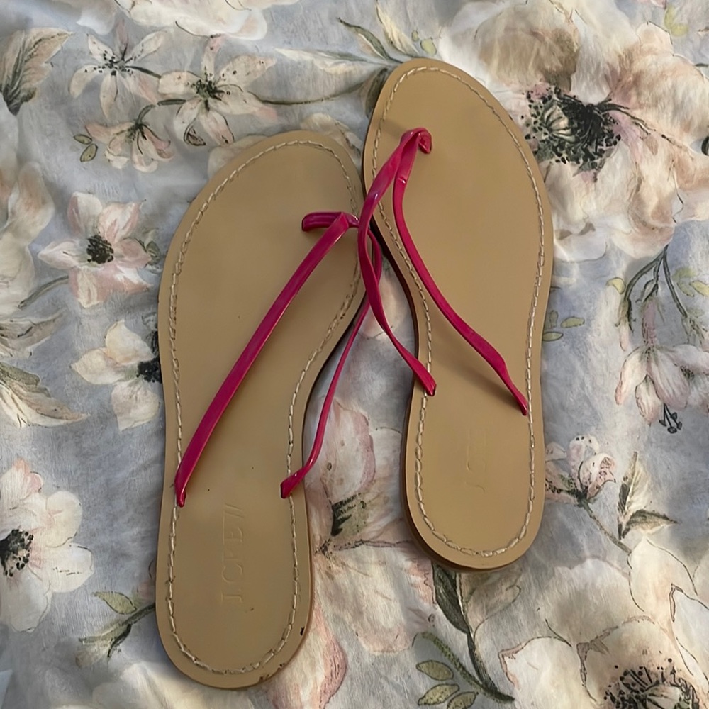 J Crew Flip Flops Size 8